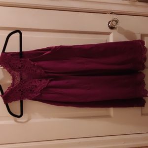 Purple Entro Mini Dress/Tunic Size S